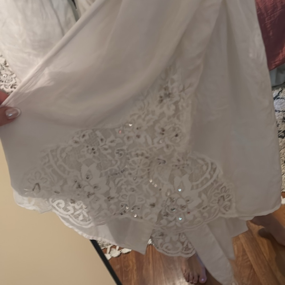 White Bridal Robe - Picture 3 of 5